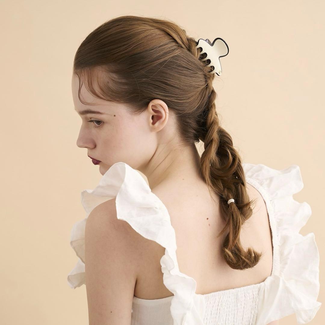 アレクサンドルドゥパリ 【LISERAI】S クリップ ベージュ ヘアクリップ