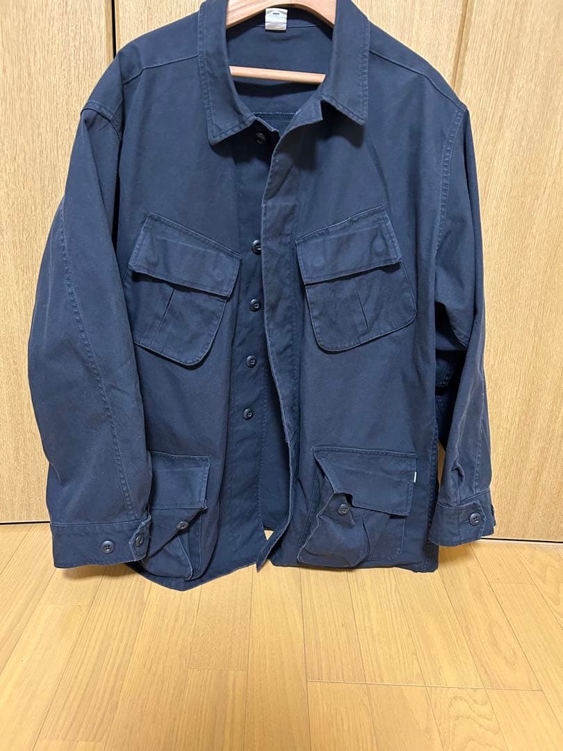 め*丸様 Jungle Fatigue Duck Jacket (black)