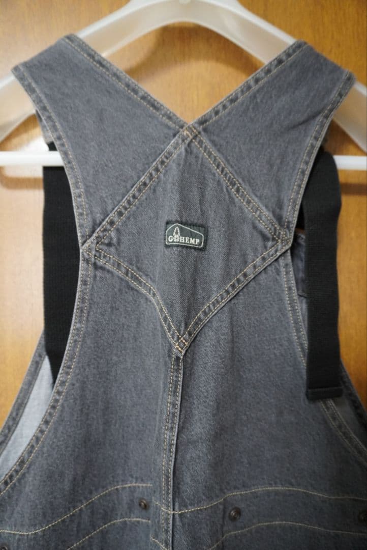 ゴーヘンプ GOHEMP オーバーオール Lサイズ