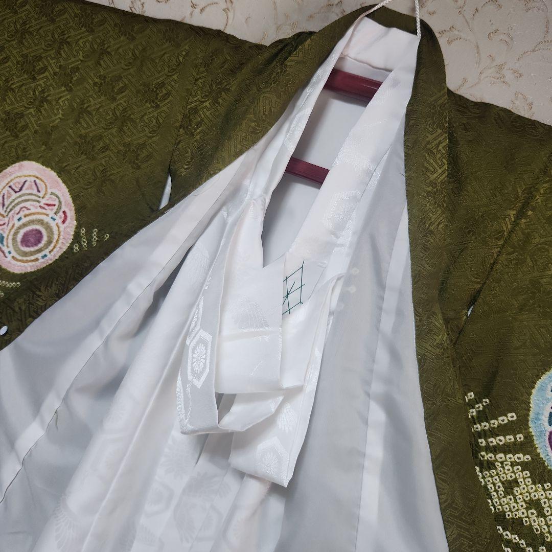 #9-020 (保管品) 正絹 男児 お宮参り きもの