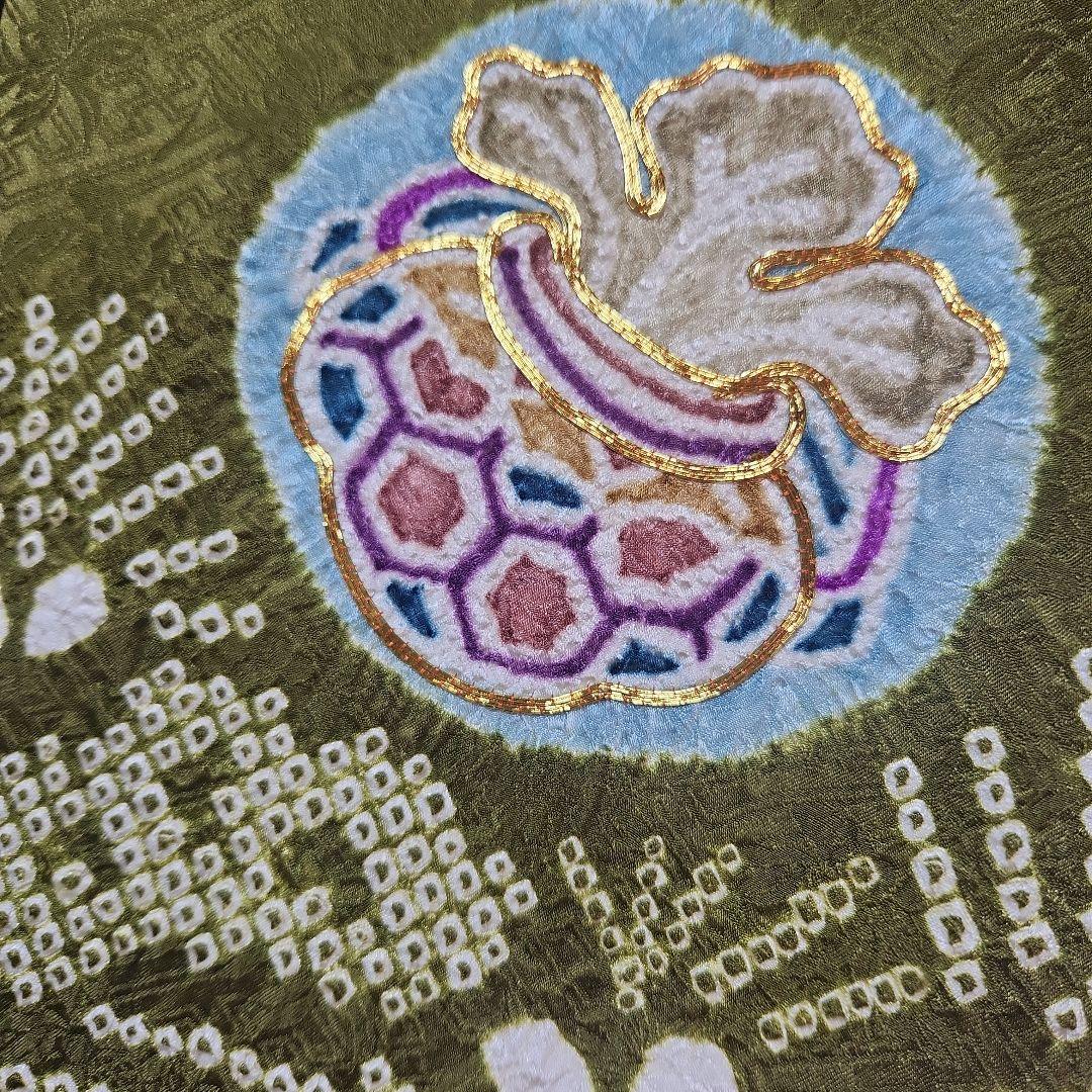 #9-020 (保管品) 正絹 男児 お宮参り きもの