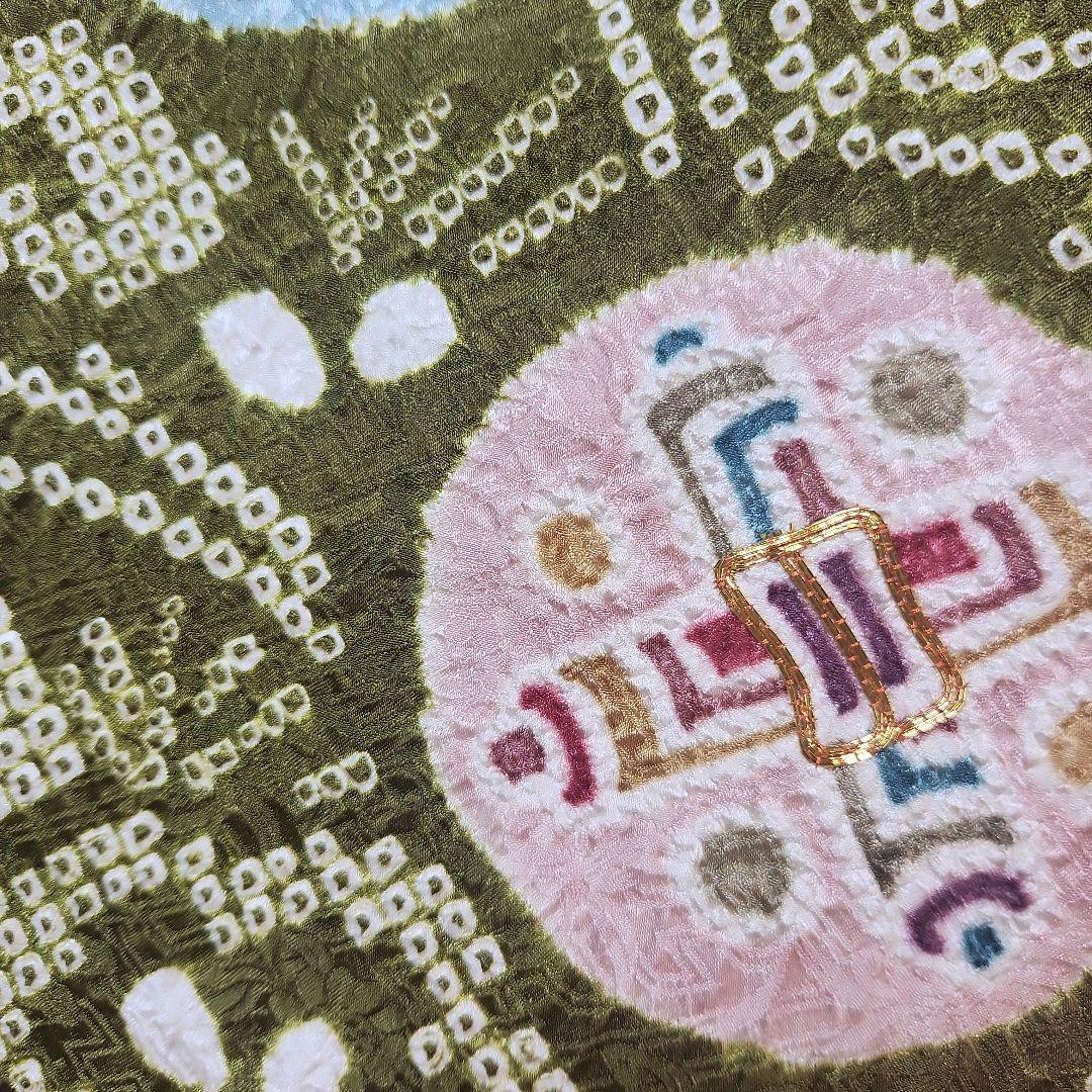 #9-020 (保管品) 正絹 男児 お宮参り きもの