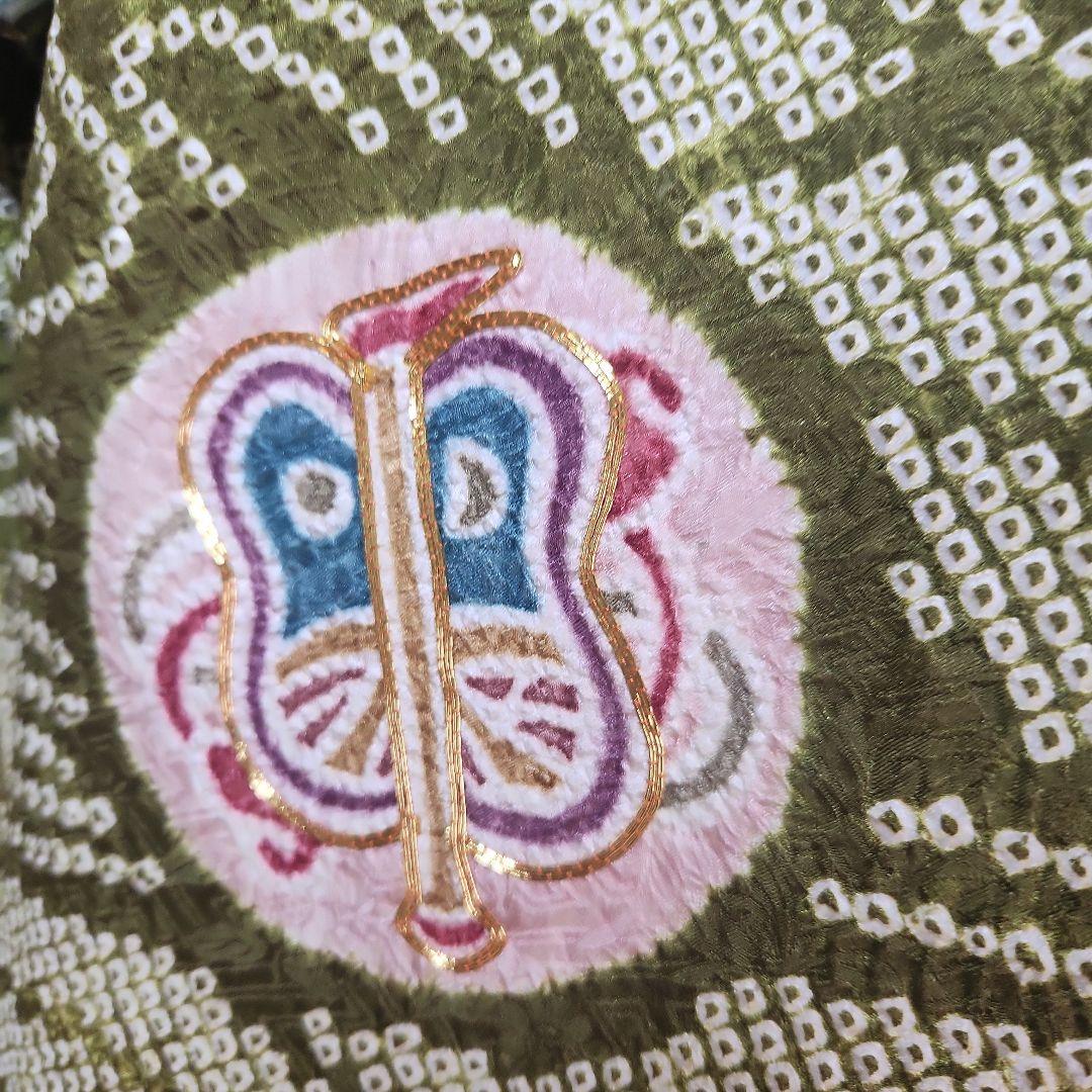 #9-020 (保管品) 正絹 男児 お宮参り きもの