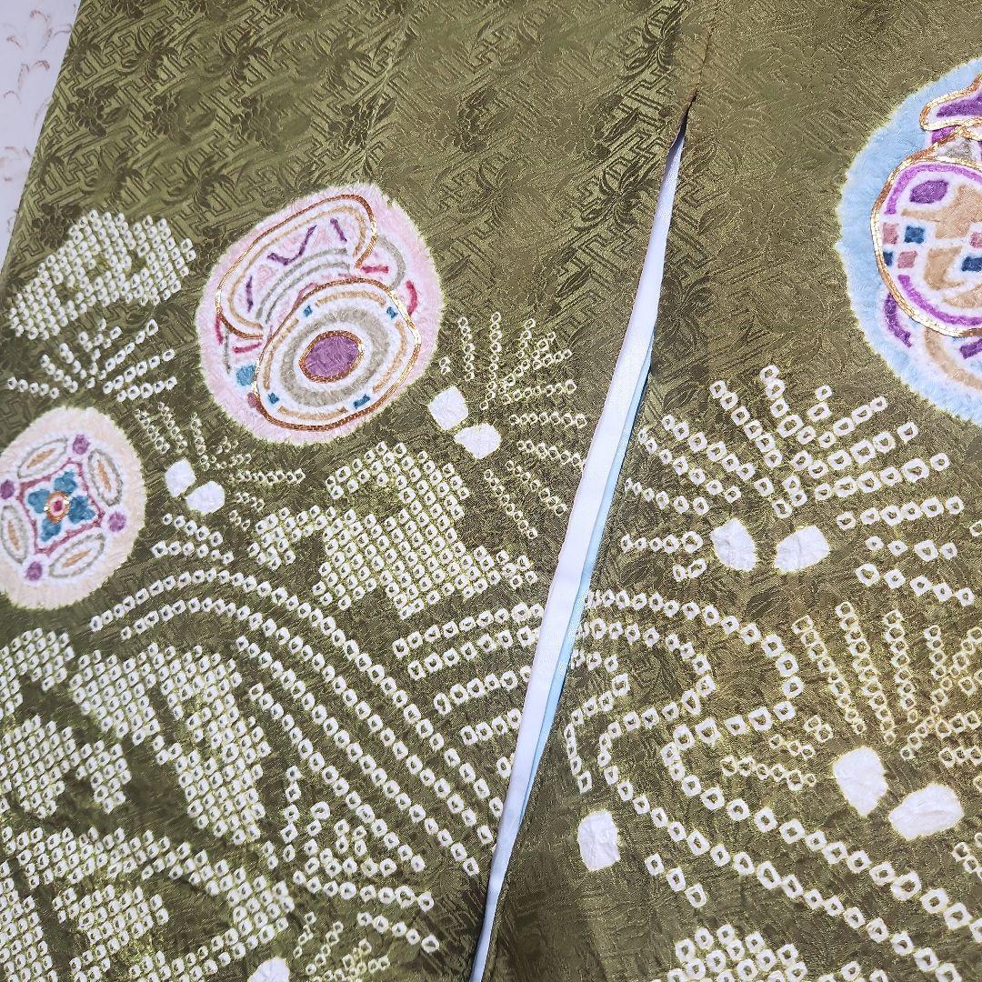 #9-020 (保管品) 正絹 男児 お宮参り きもの