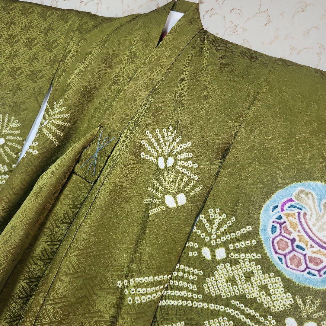 #9-020 (保管品) 正絹 男児 お宮参り きもの