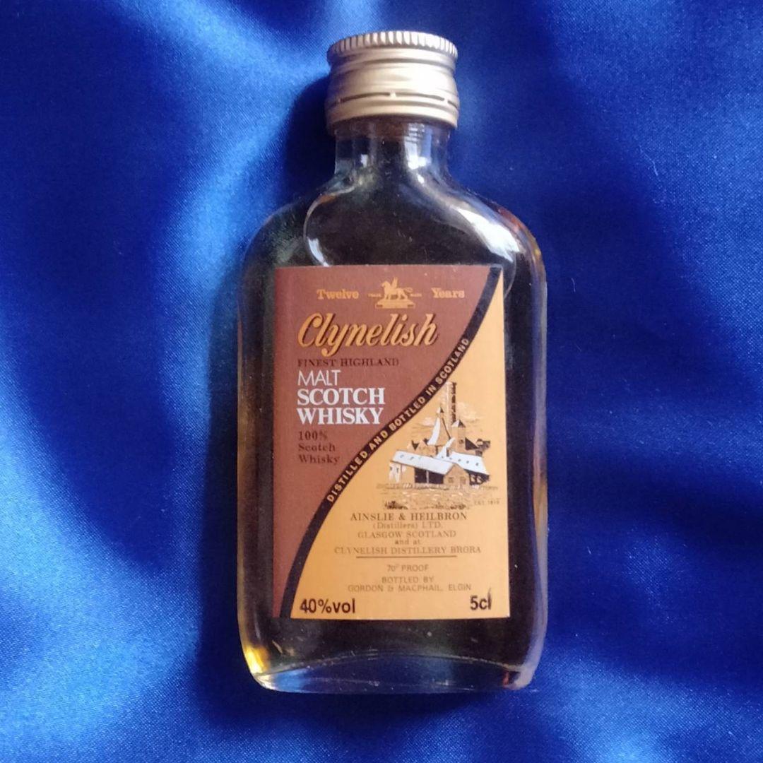 137 クライヌリッシュ　ゴードン&マクファイル　バイカラーラベル　ミニボトル