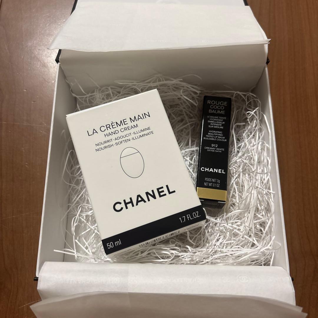 【新品未使用】⭐︎ギフトボックス⭐︎シャネル ハンドクリーム リップ