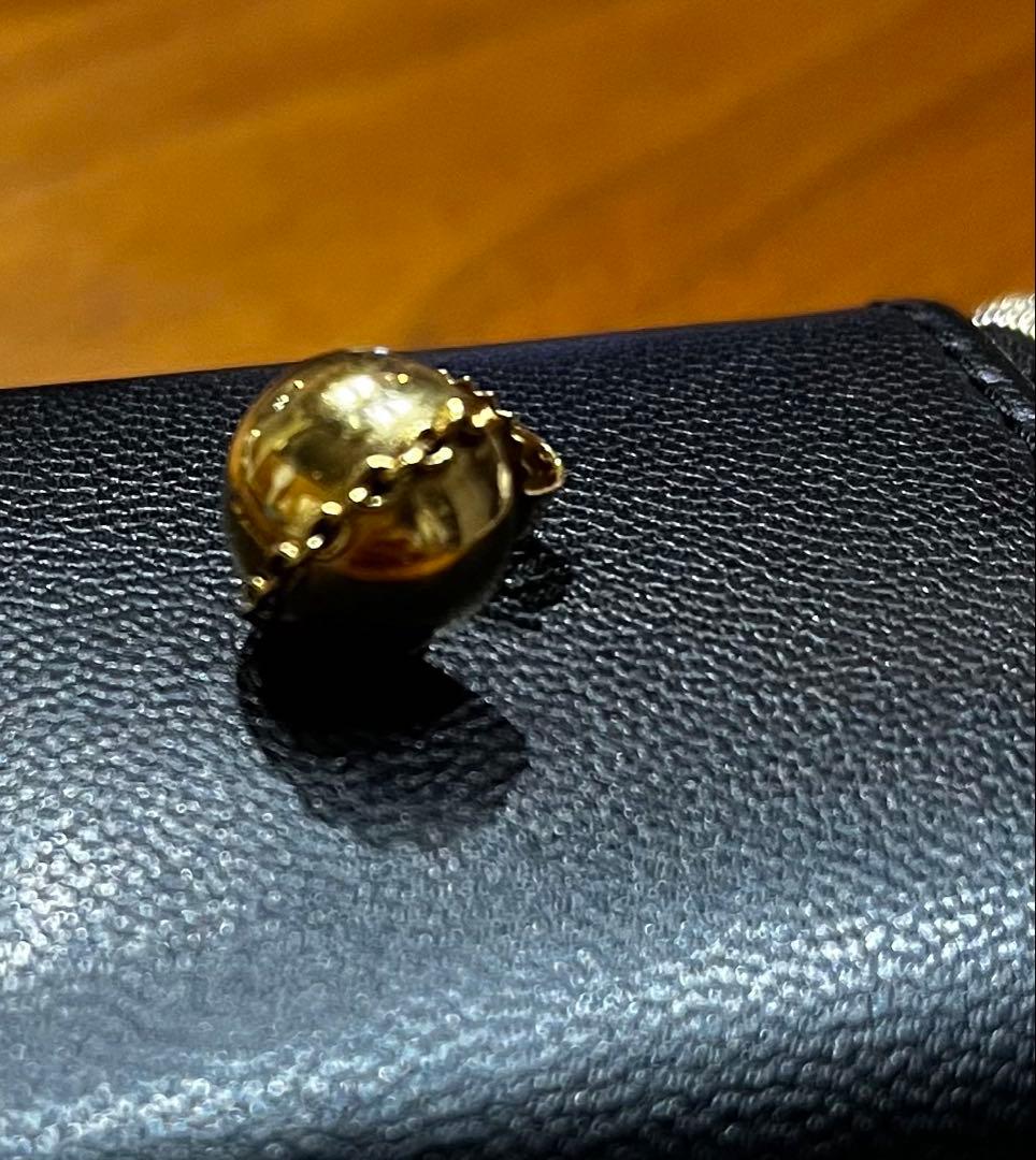 S様ティファニー　ハードウエアボルトスタッドピアス　750YG 片方