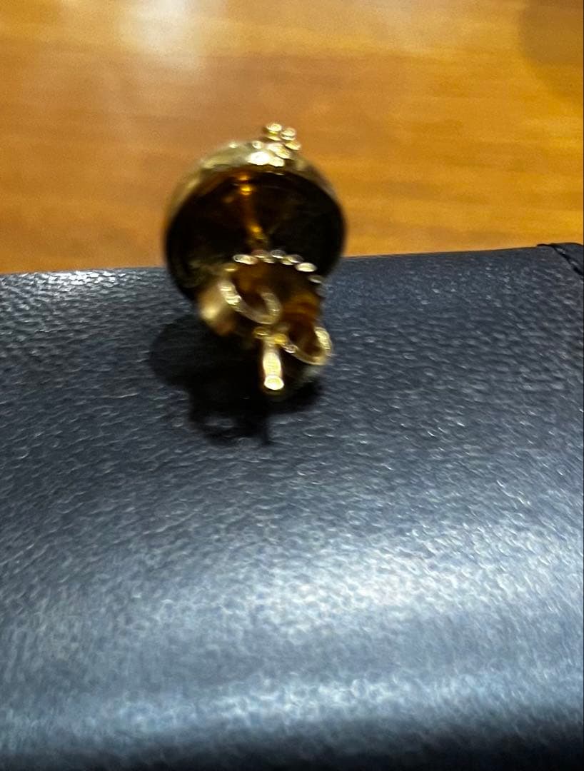 S様ティファニー　ハードウエアボルトスタッドピアス　750YG 片方