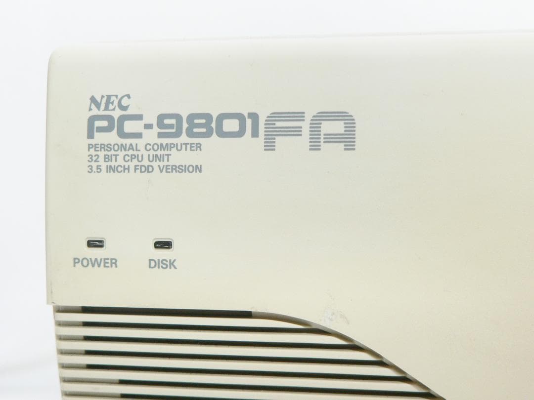 NEC PC-9801FA HDD MSDOS タイプ フルメンテナンス動作品➁