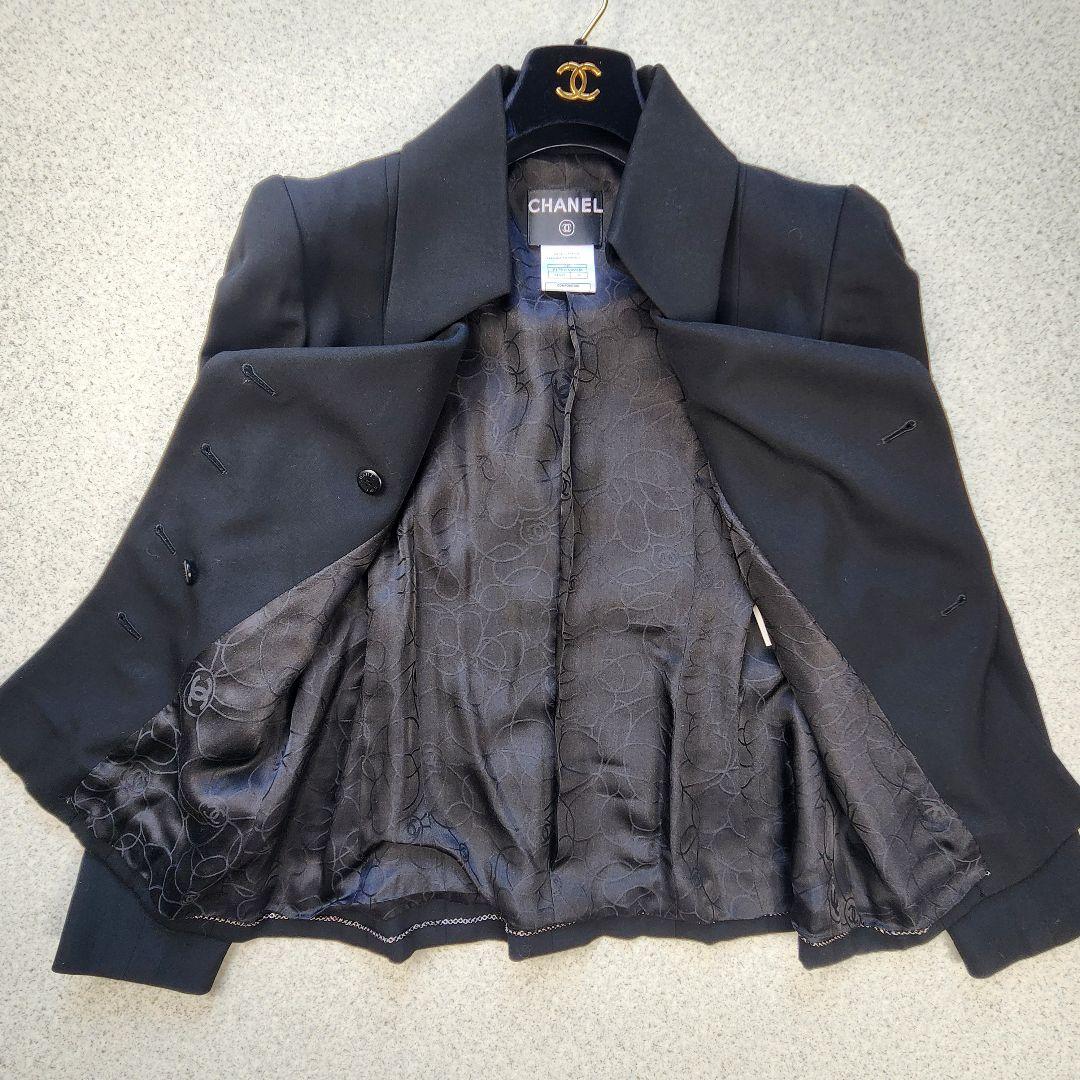 貴重✨CHANEL ココマーク ダブル リトル ブラック ジャケット ランウェイ