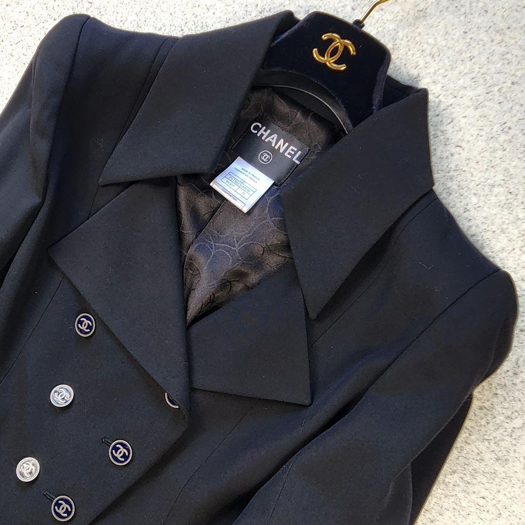 貴重✨CHANEL ココマーク ダブル リトル ブラック ジャケット ランウェイ