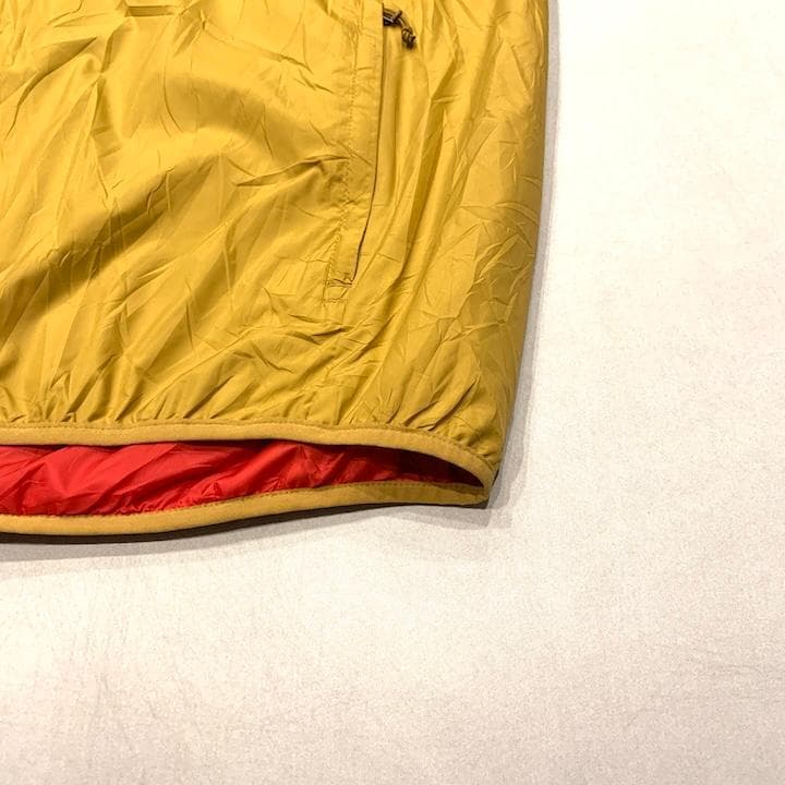 パタゴニア 古着 ナイロンベスト マスタード オーバーサイズ XXL