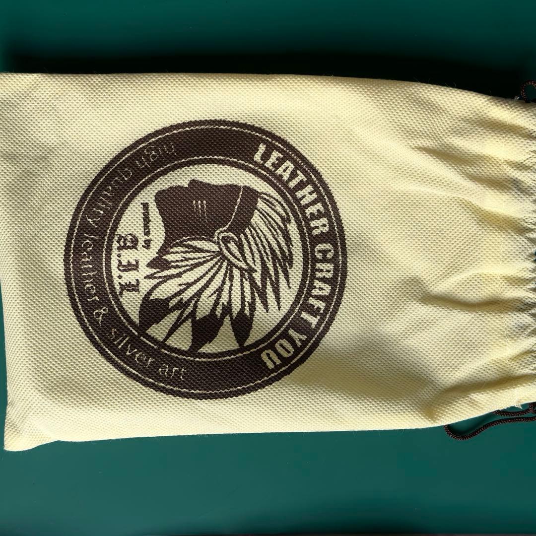 mamakin レザー製ウォレットチェーン付き財布