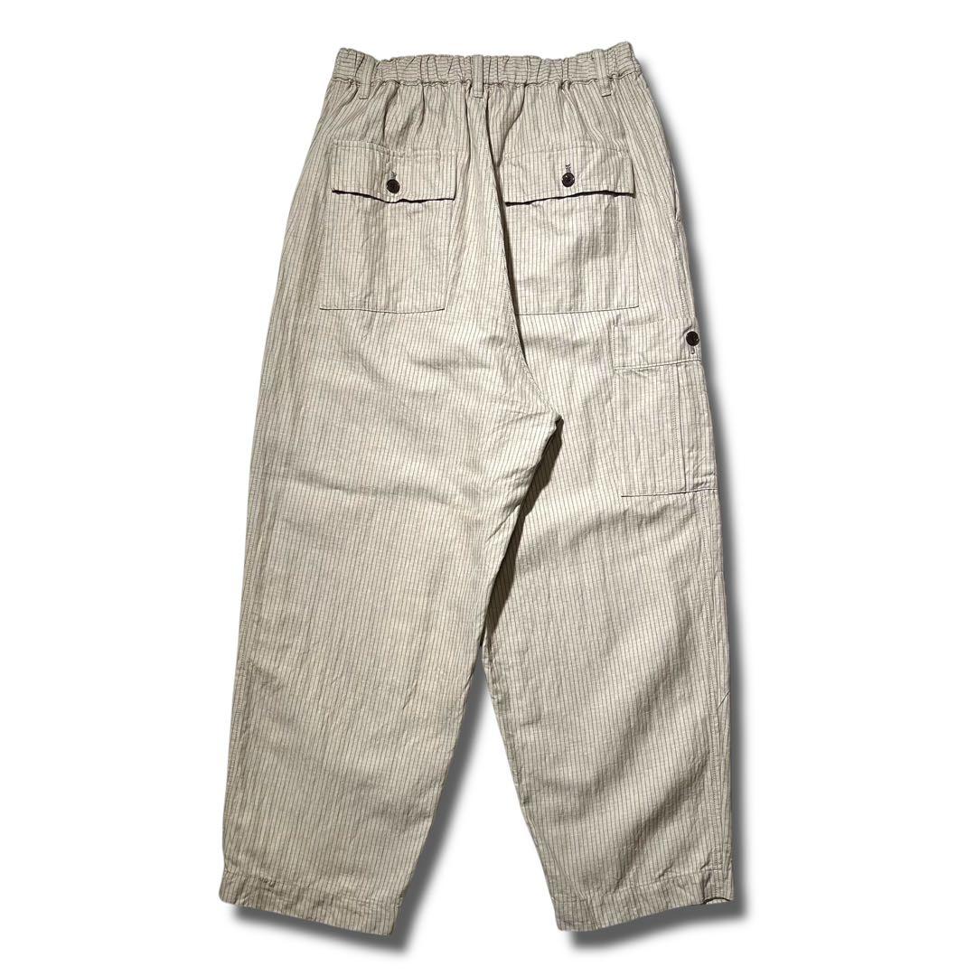 極美品 Vlas Blomme ヴィンテージ チェック ツイル カーゴ パンツ