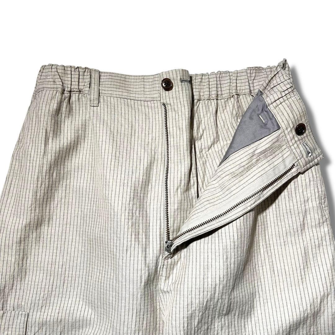 極美品 Vlas Blomme ヴィンテージ チェック ツイル カーゴ パンツ