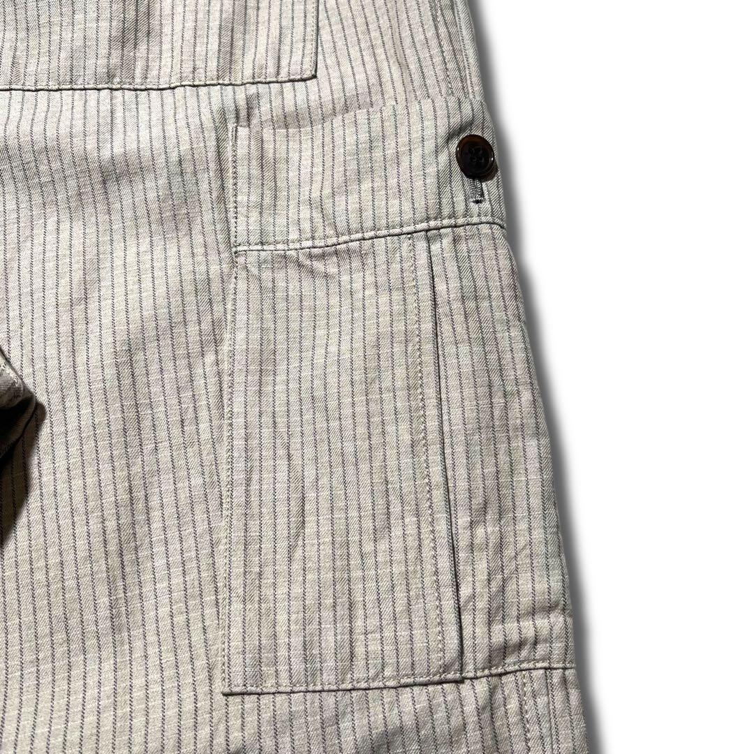 極美品 Vlas Blomme ヴィンテージ チェック ツイル カーゴ パンツ