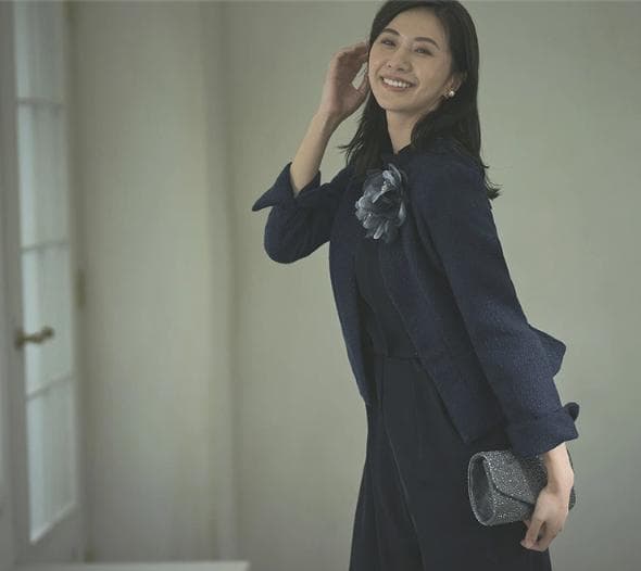 ルイルエブティック　ノーカラージャケット＆オールインワンスーツ S