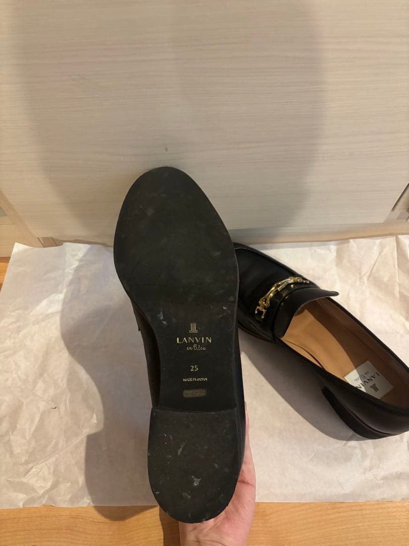 LANVIN en Bleu ビットローファー (ブラック)