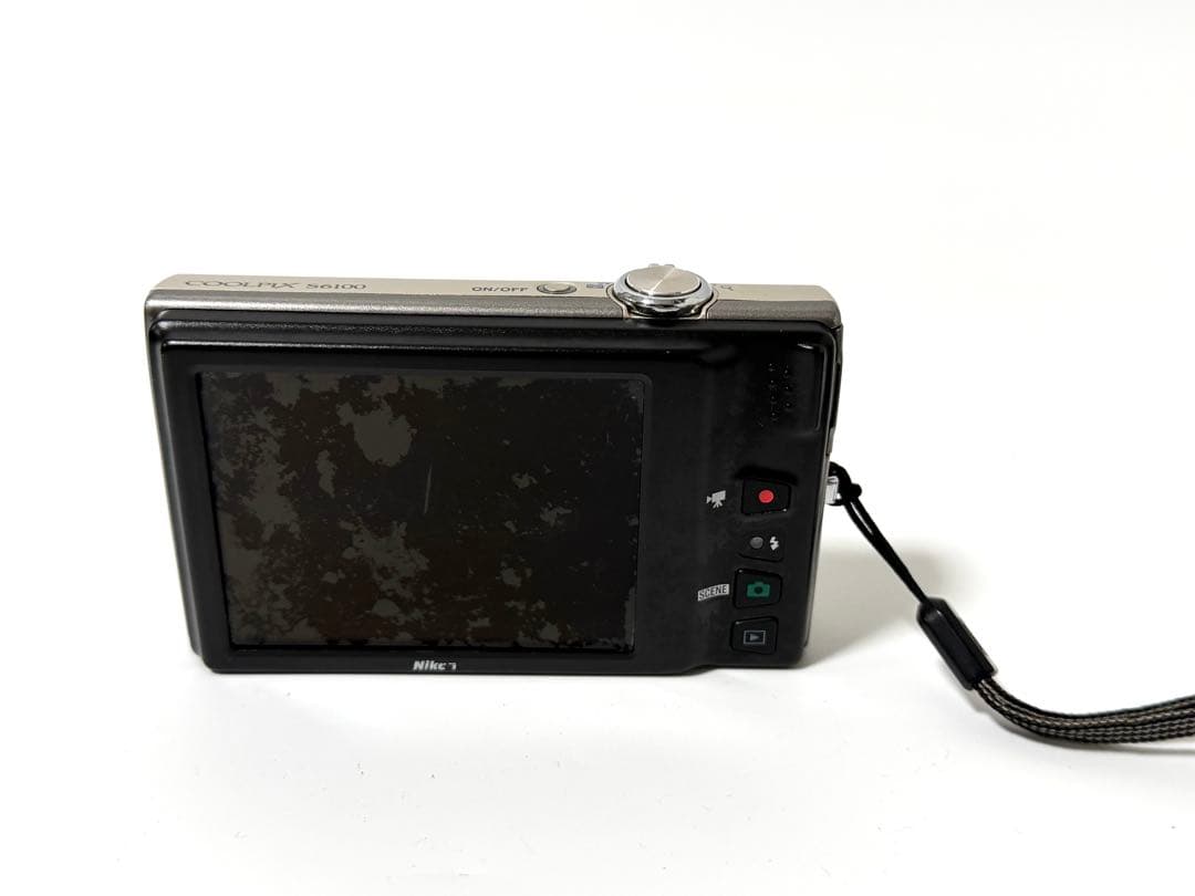 ニコン Nikon COOLPIX S6100 デジカメ ストラップ付き