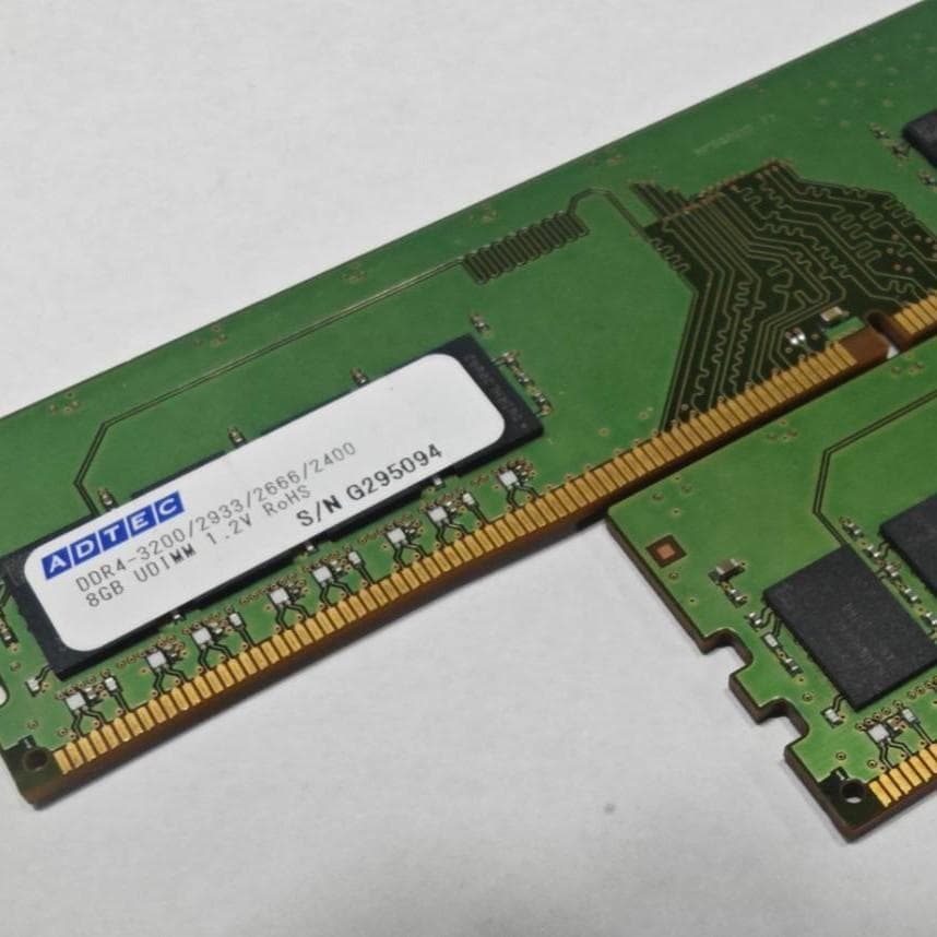 【16GB】ADTEC DDR4 3200 8GB×2枚 メモリ