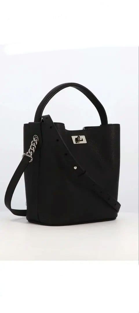 【本日限定価格】【極美品】michino バゲットバック オデオンミニ ブラック