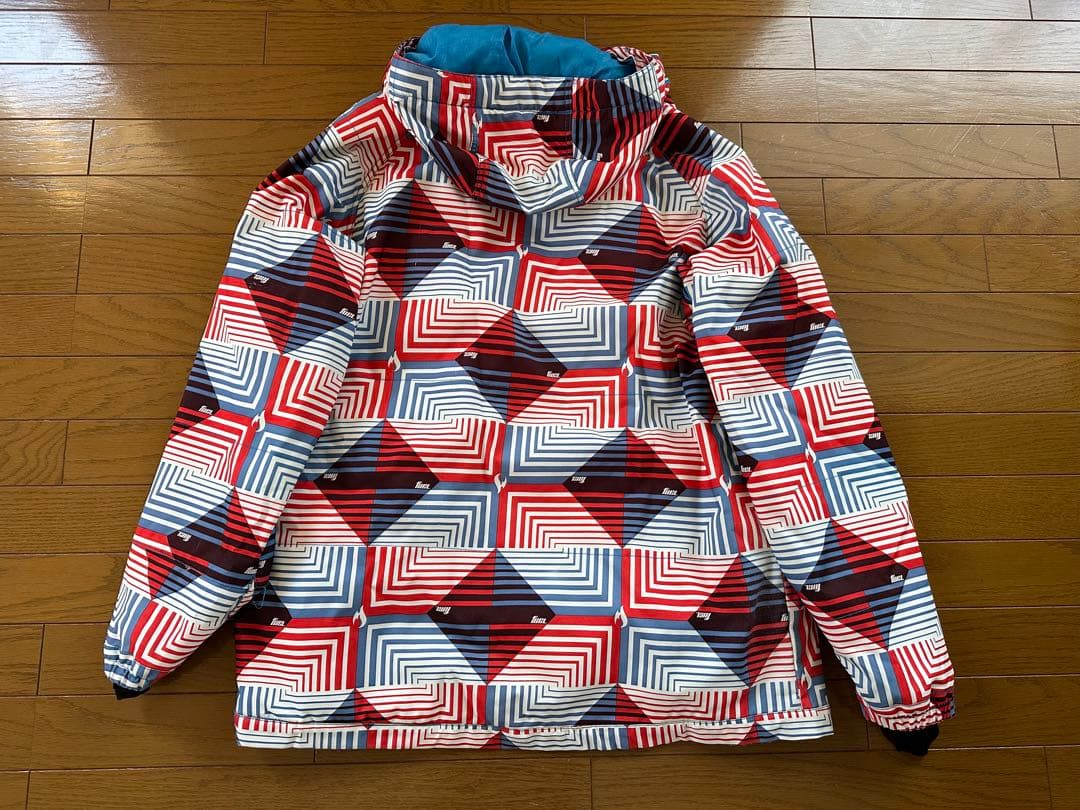 686 FUELメンズ（L）スキーウェア　スノーウェア　上下セット　オレンジ