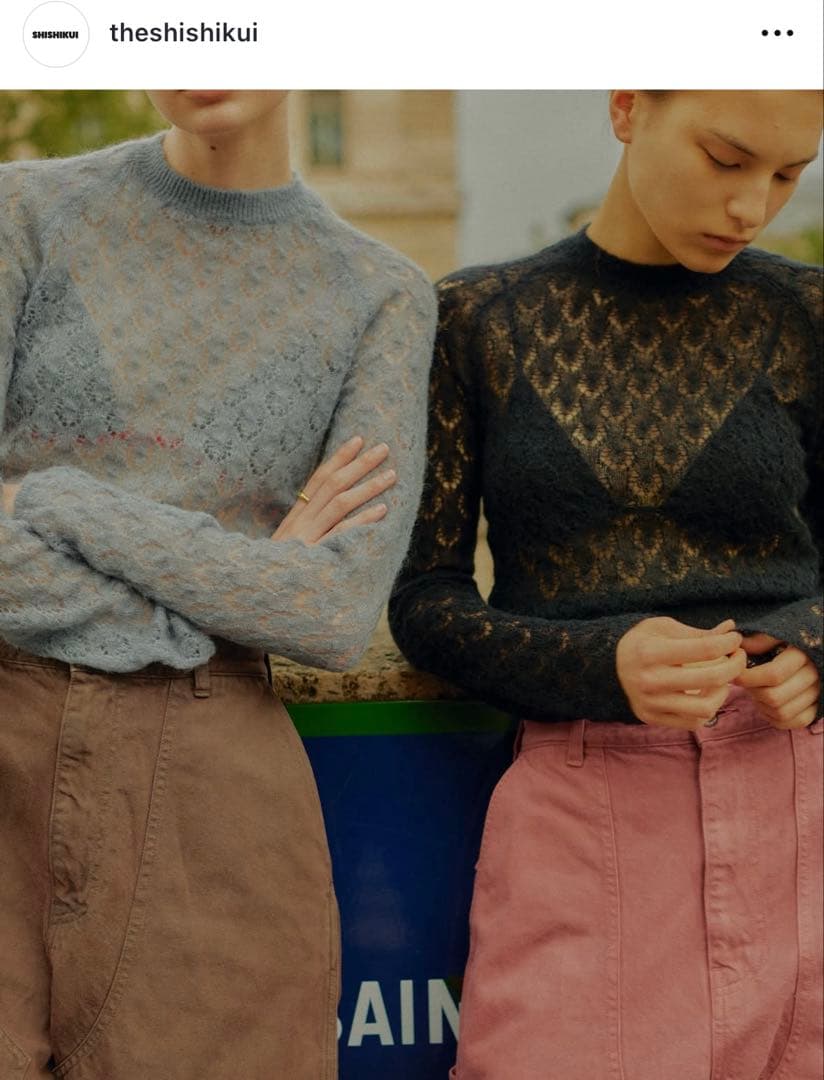 THE SHISHIKUI ペインターパンツ　ダークピンク　36 裾上げ済み