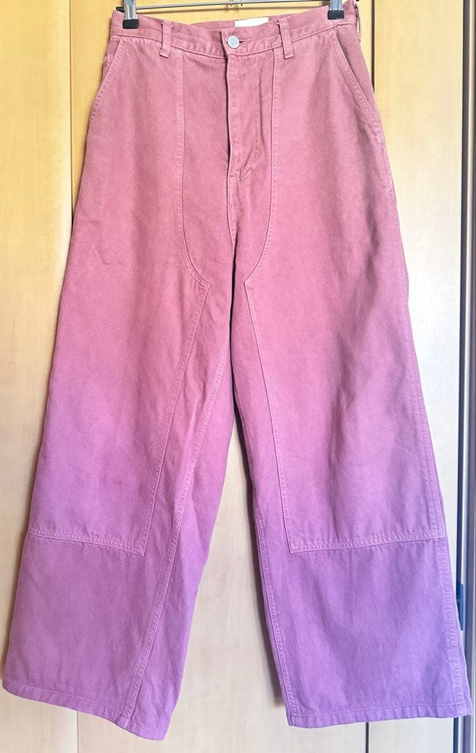 THE SHISHIKUI ペインターパンツ　ダークピンク　36 裾上げ済み