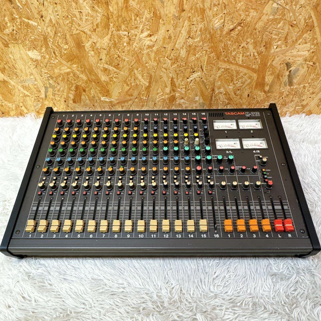 TASCAM M-216 アナログミキサー 16ch ビンテージ タスカム