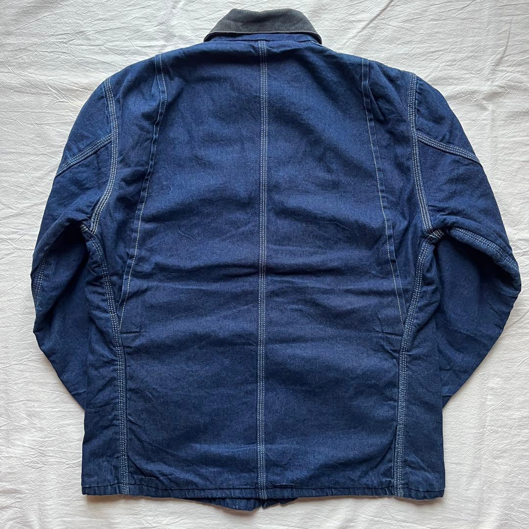 【濃紺】80s Carhartt Denim Chore Coat 38