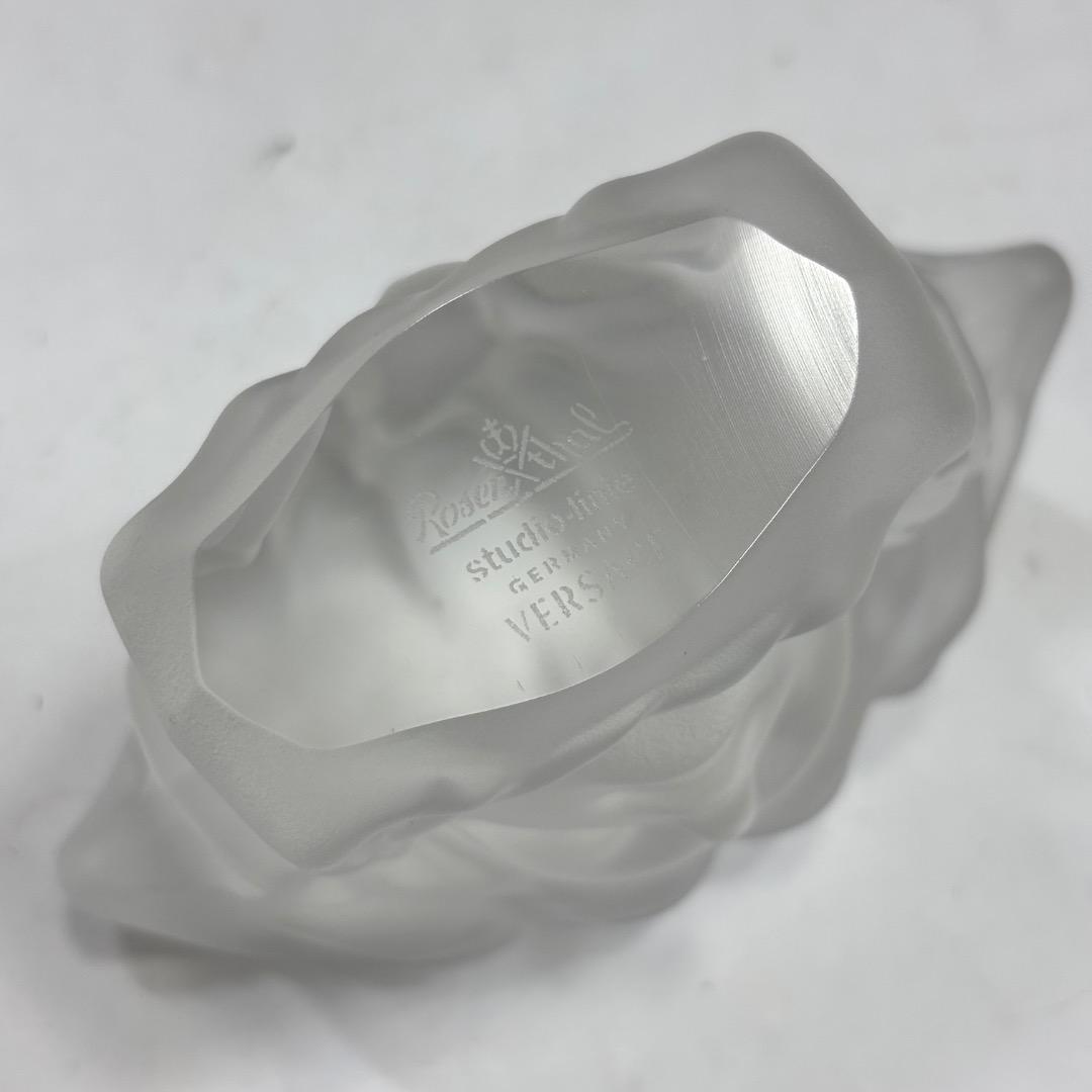 美品【ヴェルサーチ×ローゼンタール本物】オブジェ/クリスタル/3Dメデューサ