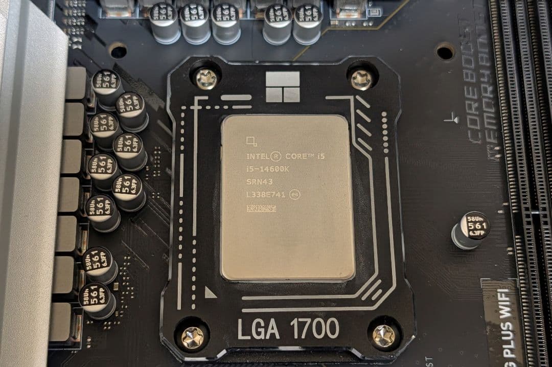 CPU Intel Core i5 14600K + MSI B760M GAMING