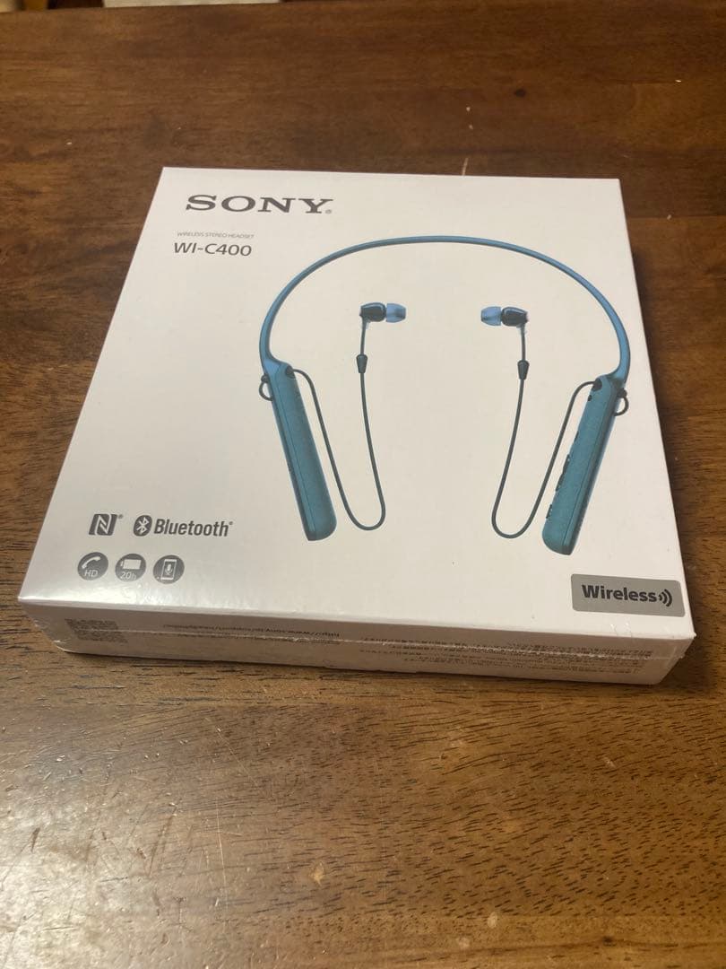 SONY WI-C400 ワイヤレスステレオヘッドセット （Bブラック）
