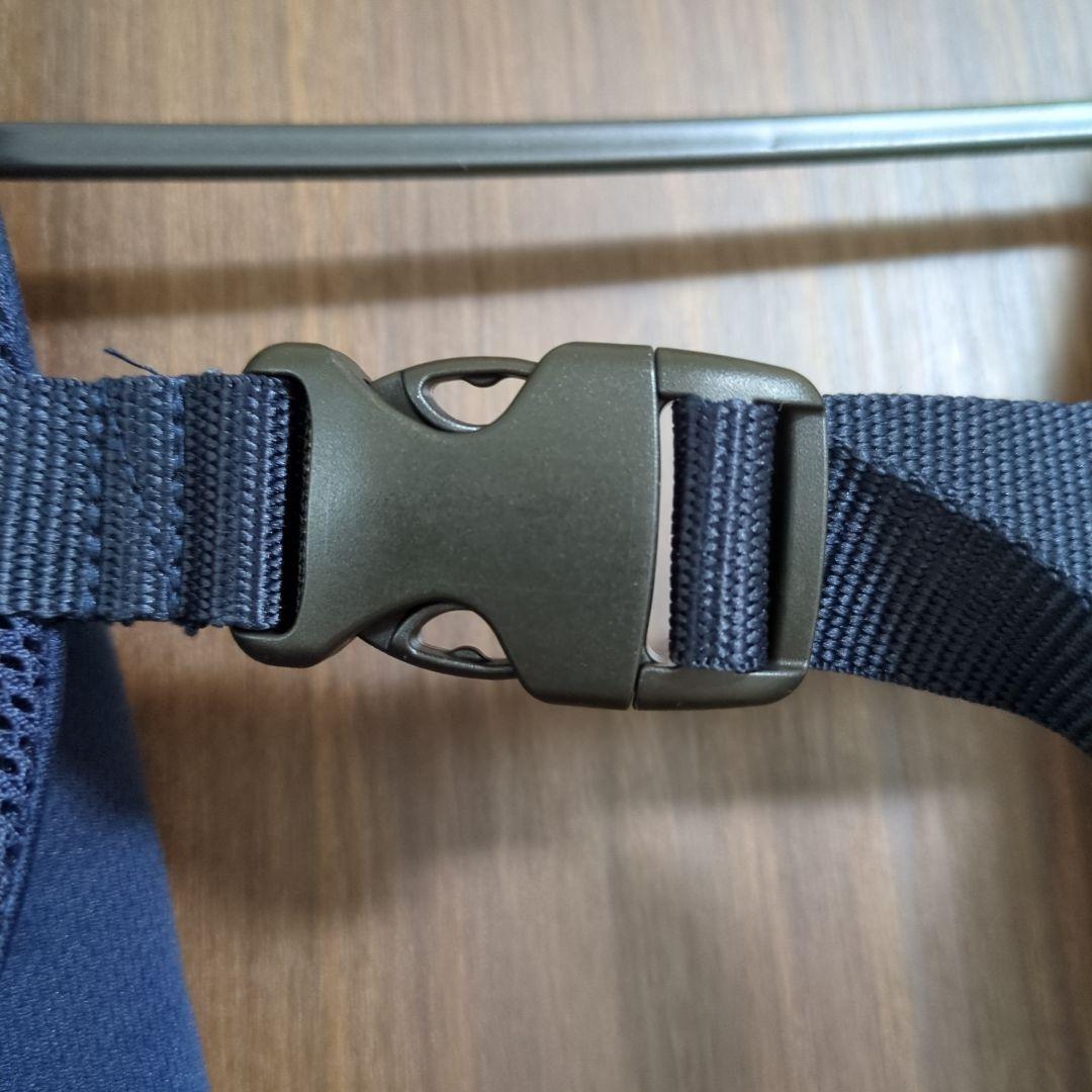 nn.　アプリカ ラクリス 抱っこ紐 ネイビー メッシュ