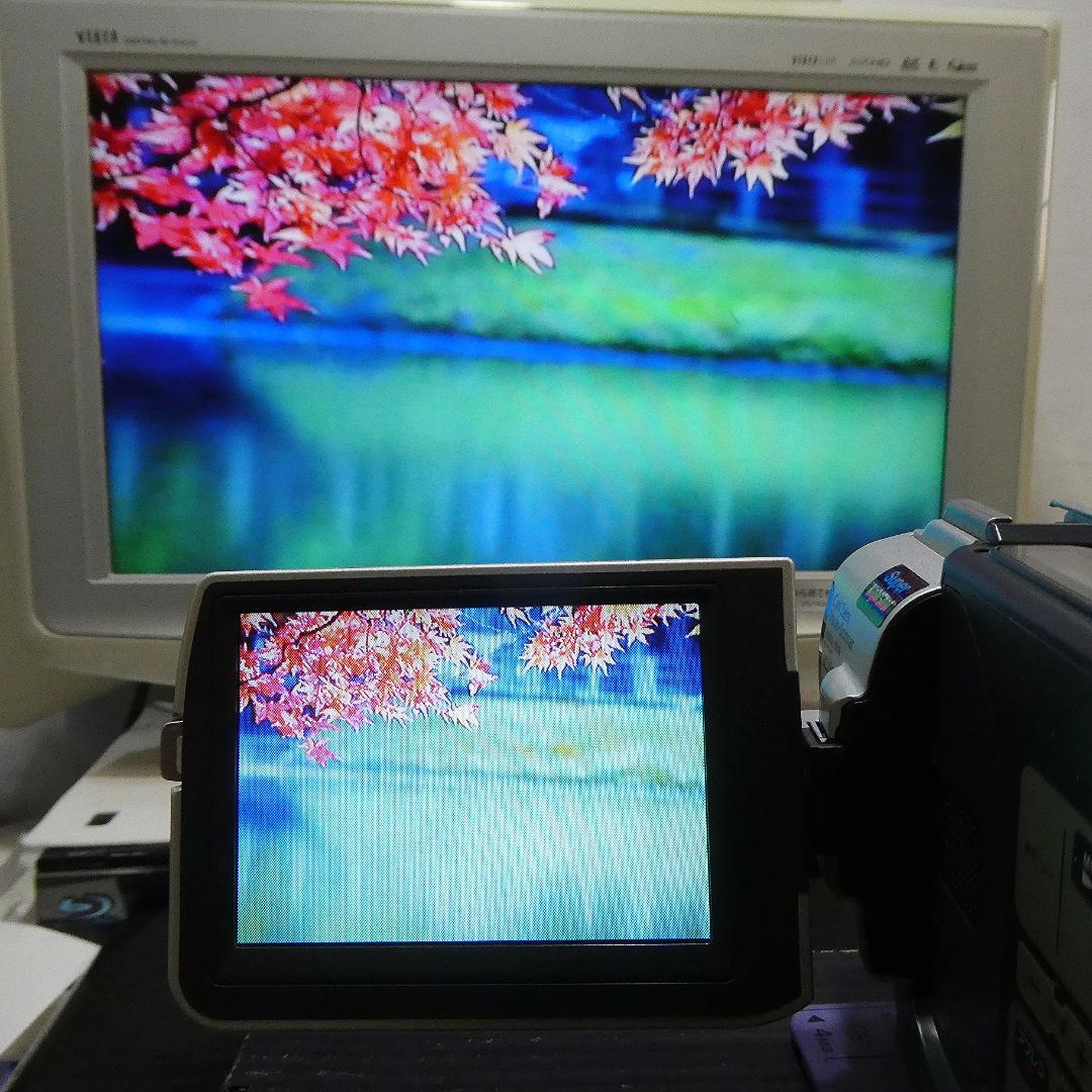 動作品ソニー DCR-TRV17 MiniDVビデオカメラ　DVDダビングに最適