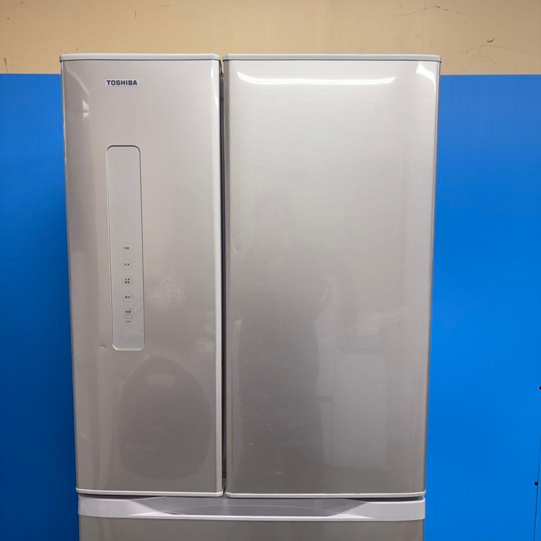 634 冷蔵庫　大型　6ドア　観音開き　501L　フレンチドア　半年保証　極美品