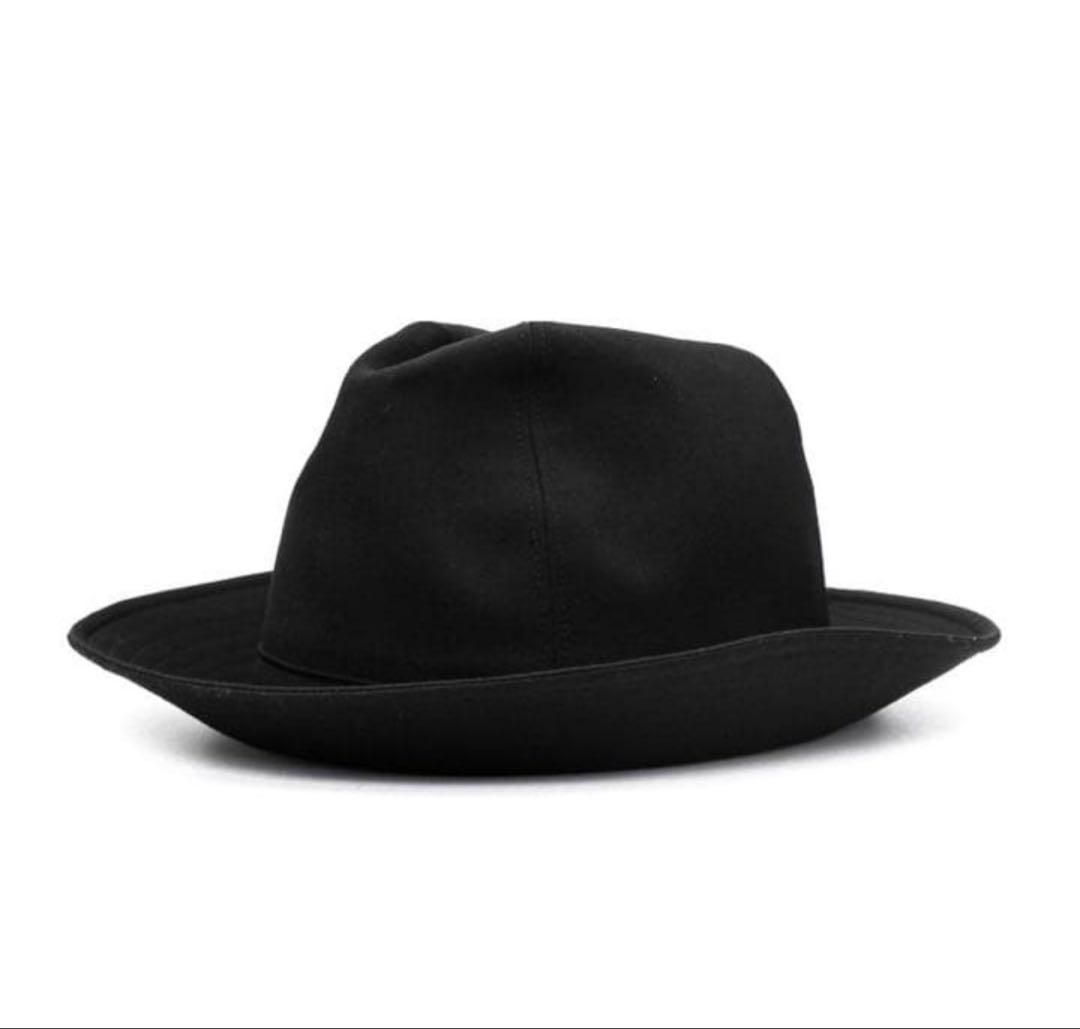 ヨウジヤマモト シワギャバフェドラハット