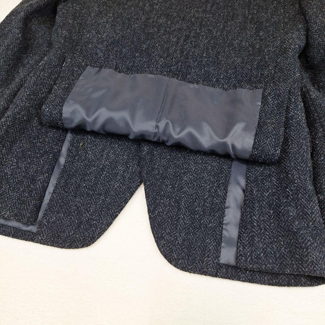 ハリスツイード　スーツセレクト　テーラードジャケット　ヘリンボーン　A4