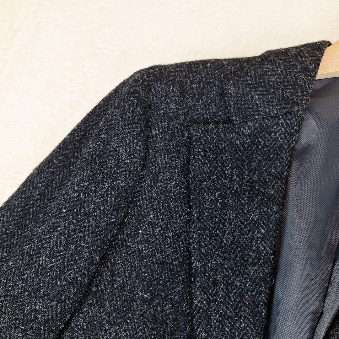 ハリスツイード　スーツセレクト　テーラードジャケット　ヘリンボーン　A4