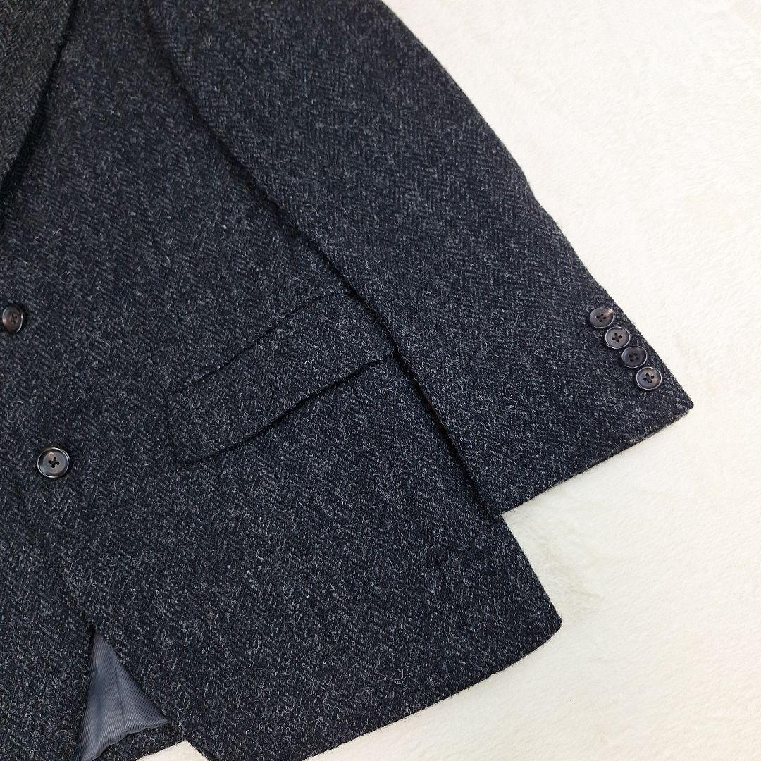 ハリスツイード　スーツセレクト　テーラードジャケット　ヘリンボーン　A4