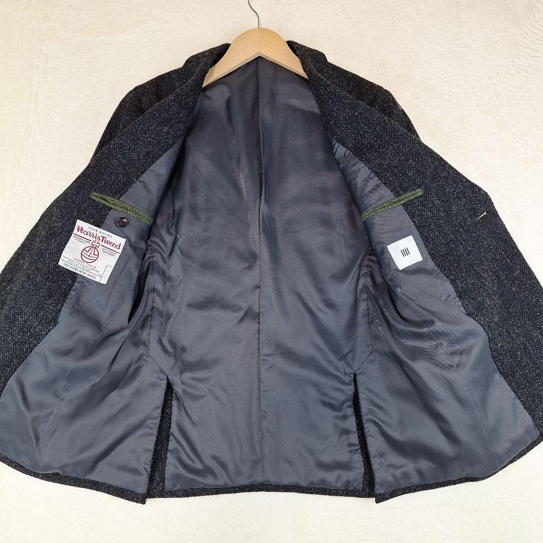 ハリスツイード　スーツセレクト　テーラードジャケット　ヘリンボーン　A4