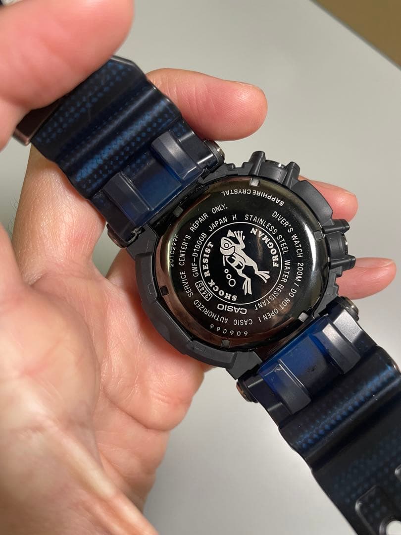時計 GSHOCK GWF-D1000B MASTER OF G FROGMAN