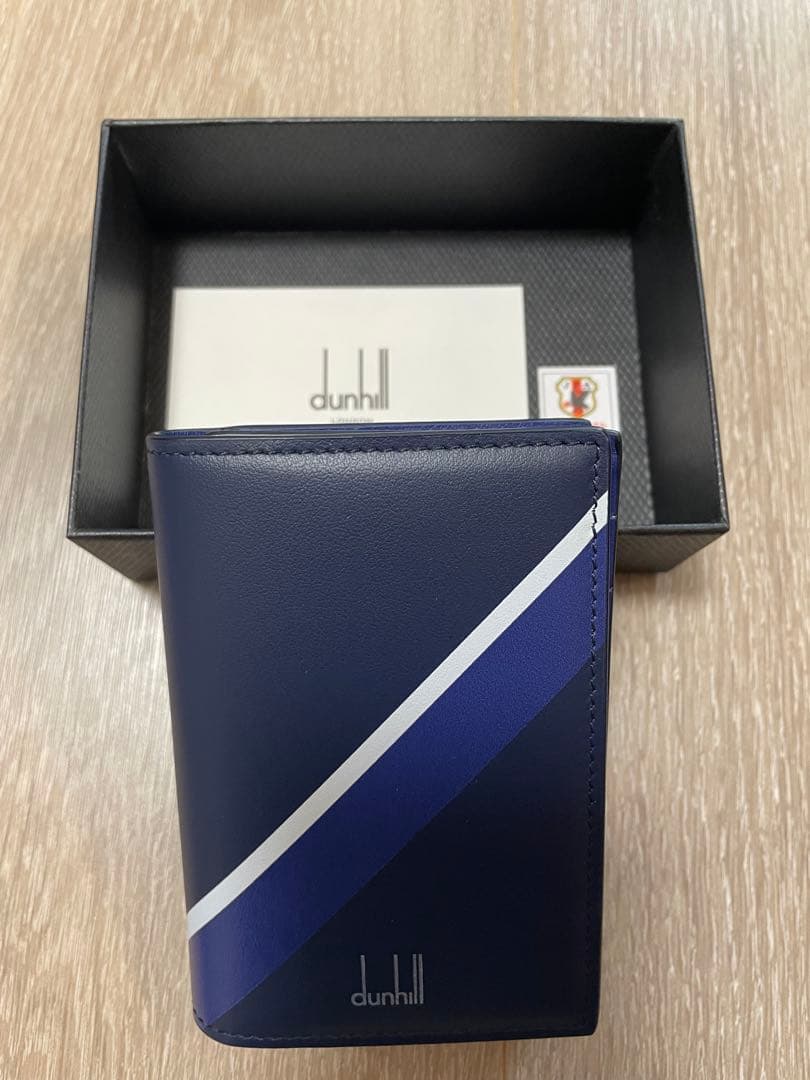 【お値下げ中・新品未使用】ダンヒル dunhill 名刺入れ 日本代表公式レザー