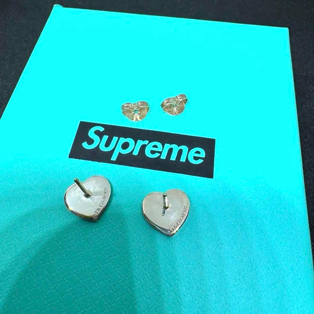 Supreme Tiffany ハート ピアス シュプリーム ティファニー