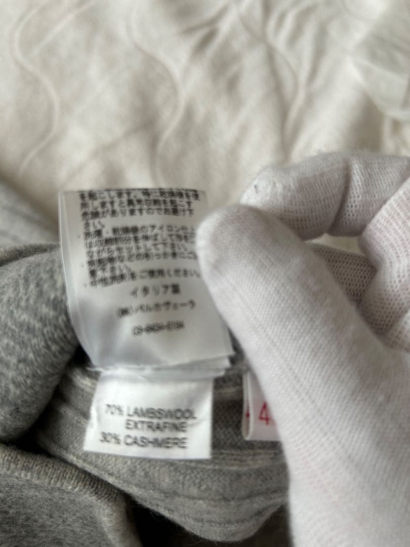 【新品未使用】Settefili Cashmere/セッテフィーリカシミア　ジレ