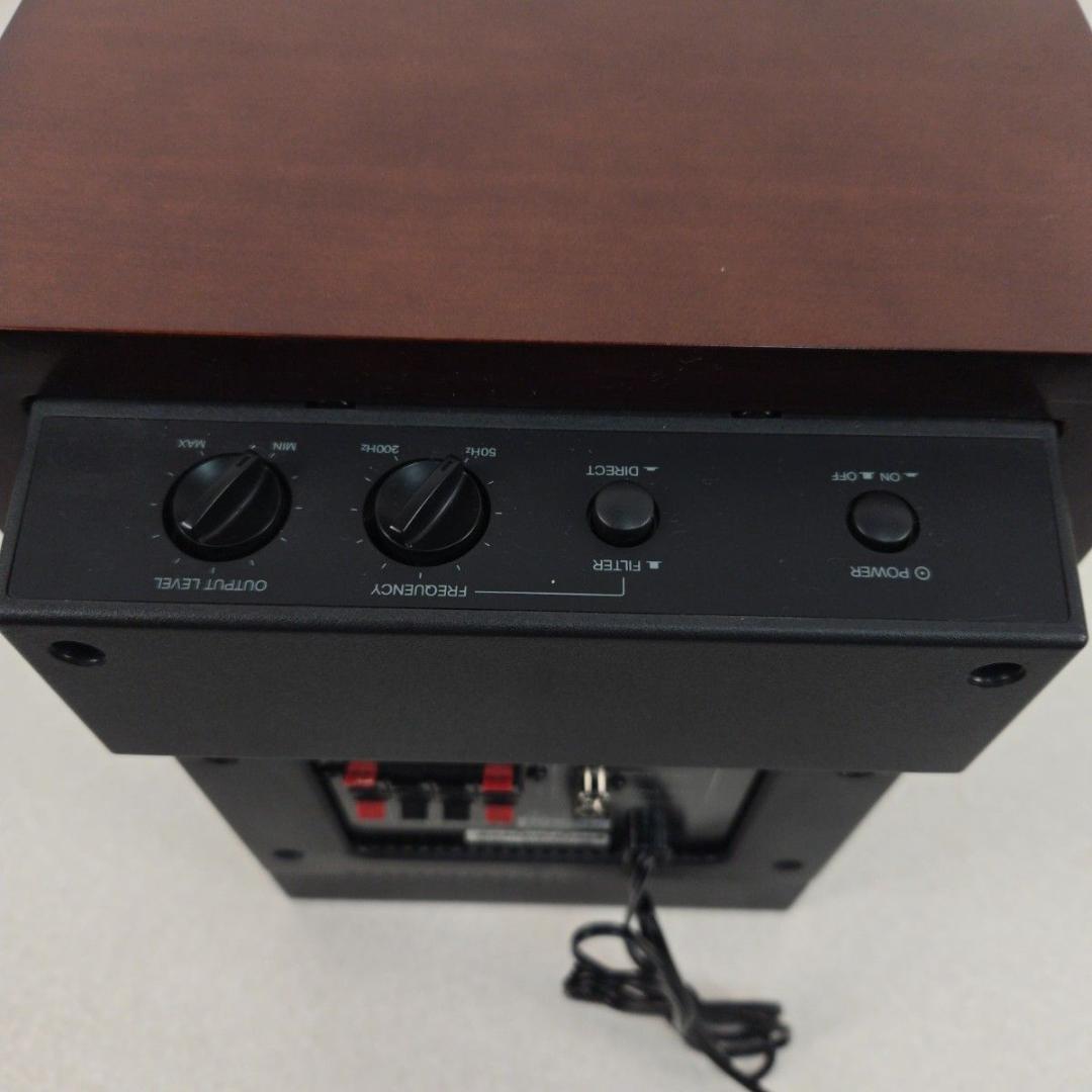 【美品】ONKYO SL-A250 サブウーファー 木目 オンキョー 重低音