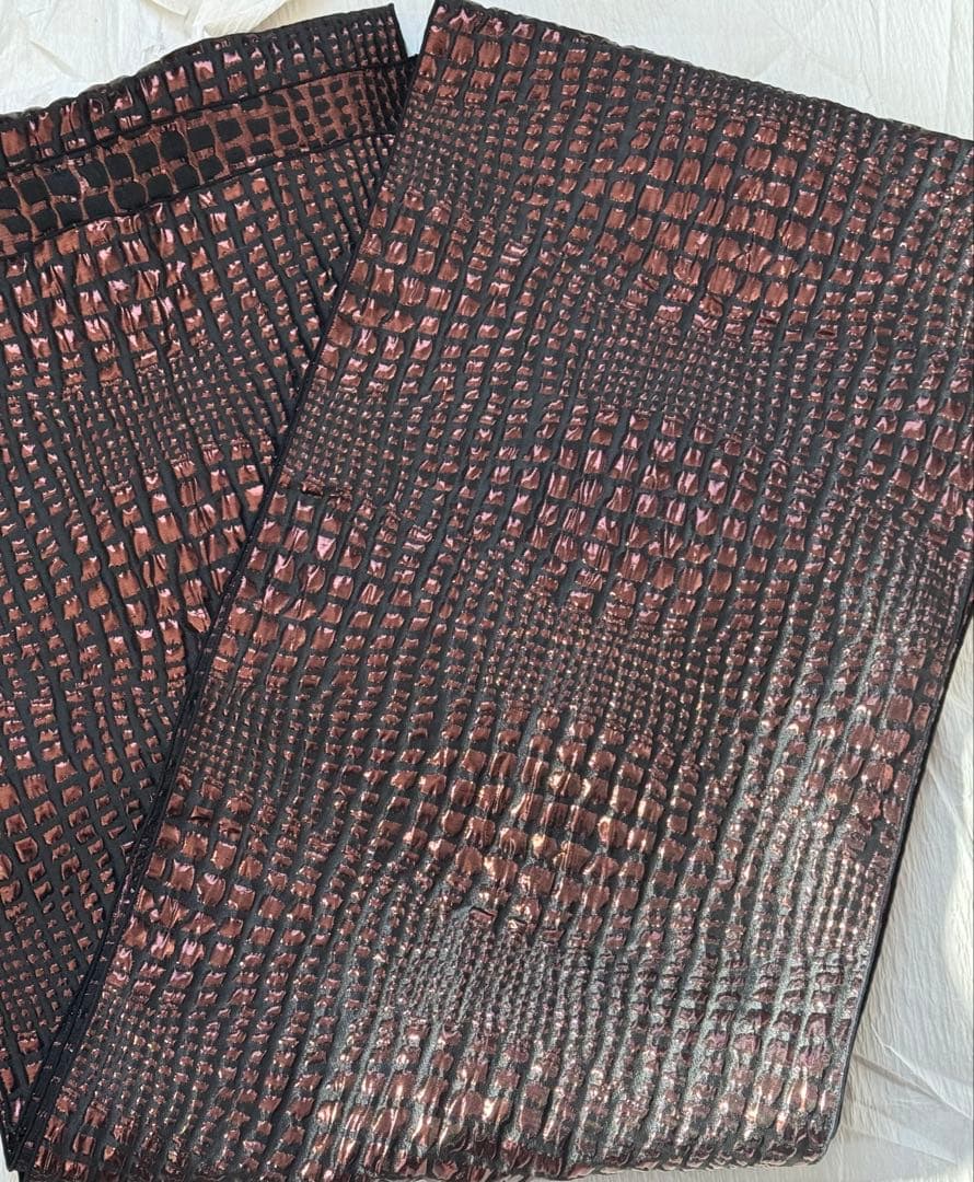 大人兵児帯【漆黒】【チョコメタル】のセット