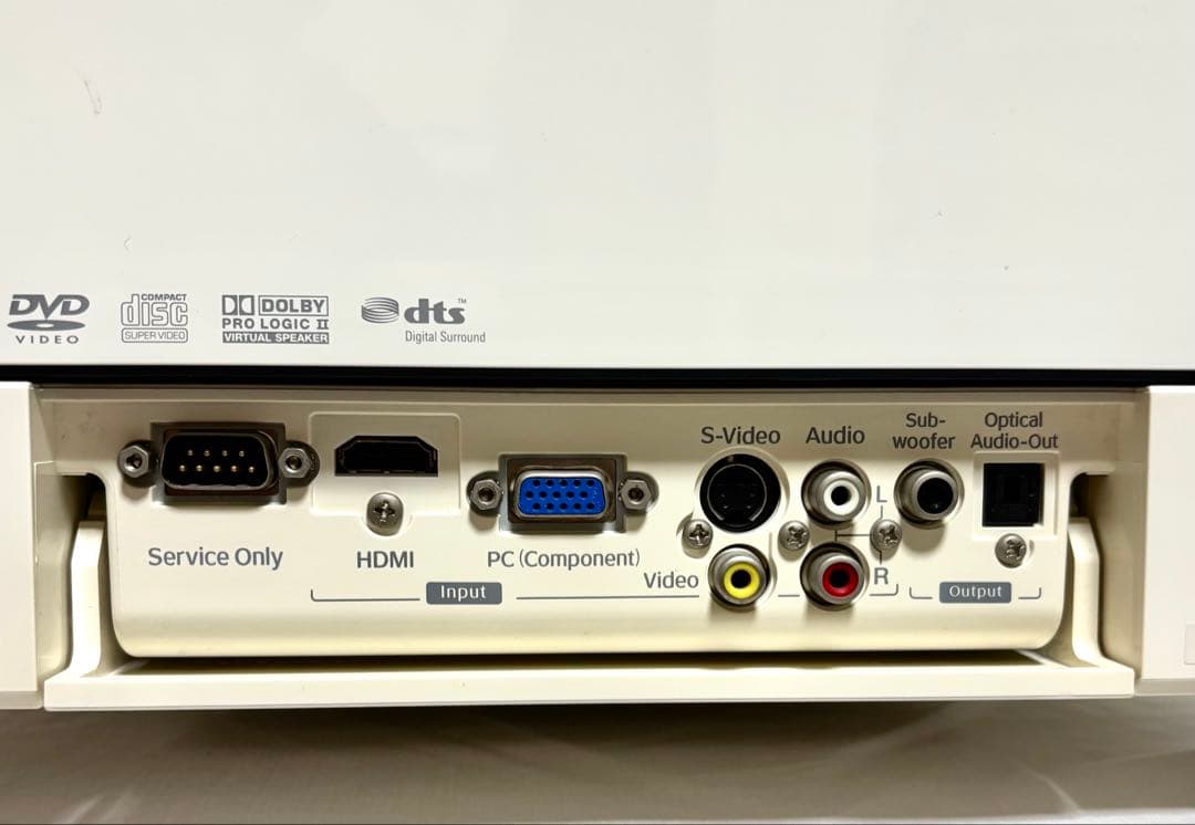 【DVDプレーヤー付】EPSON 3LCDプロジェクター EMP-TWD10