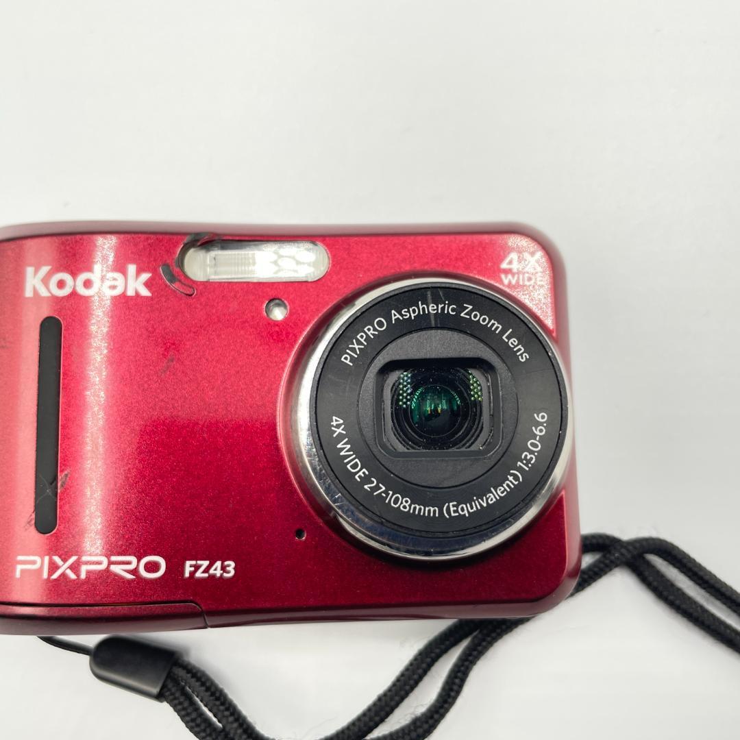 【動作品・転送特典無料あり】Kodak PIXPRO FZ43 RED